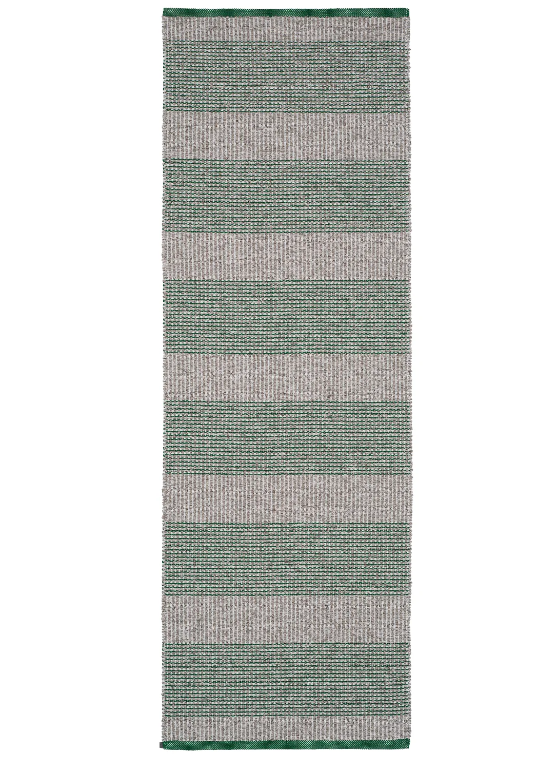 Plast- og garntepper - Horredsmattan Penny mix (grønn) (Størrelse: 70 x 140 cm)