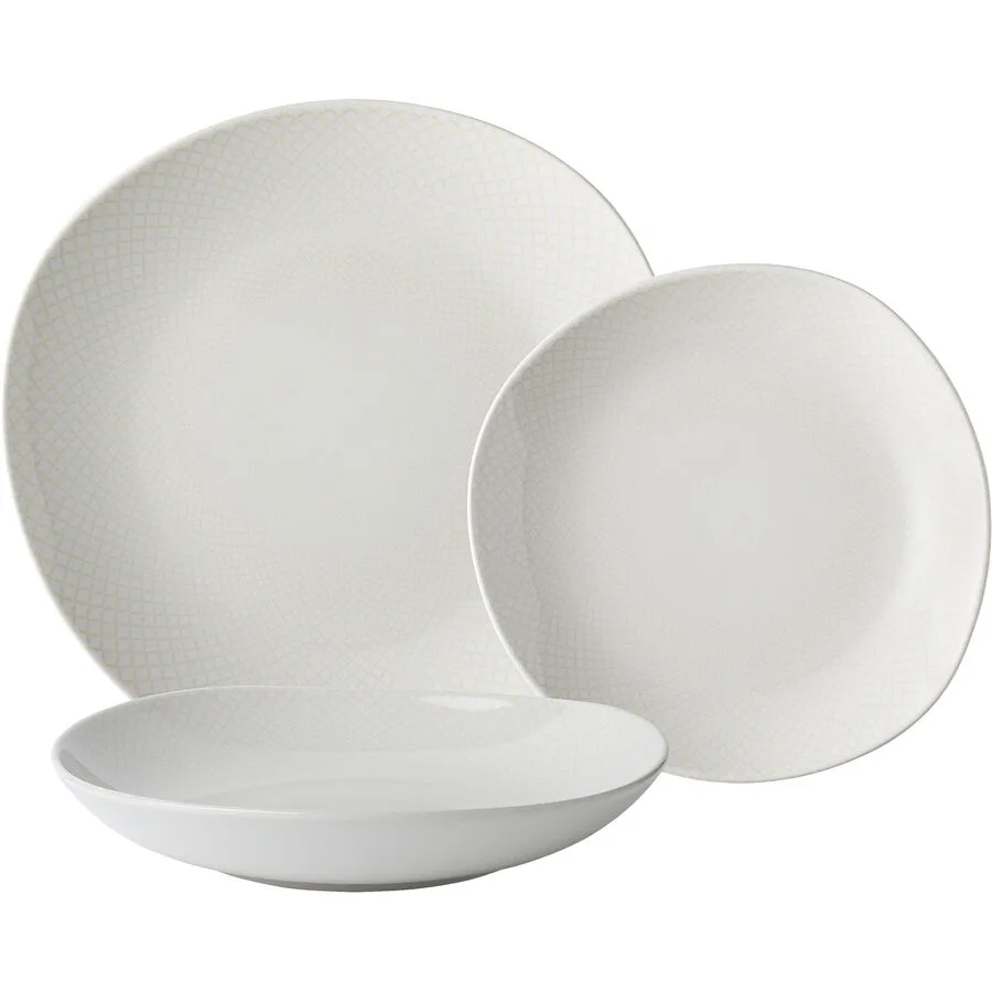 Sola Teller-Set Elements North Beige Steingut
