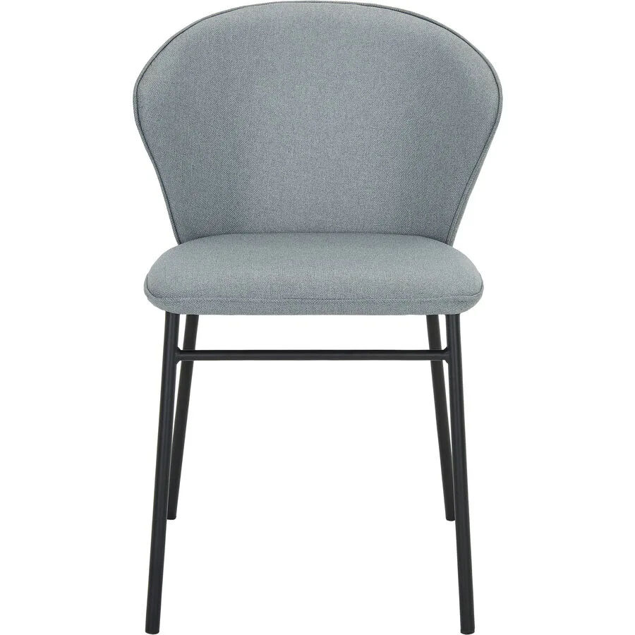 Stuhl Katie mint Stoff/Stahl