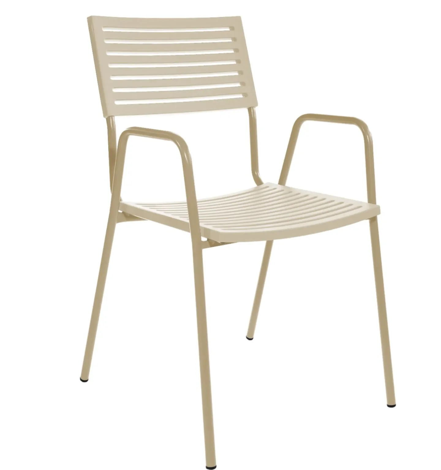 Schaffner Gartenstuhl Lamello m. Lehne Beige | Schubiger Möbel