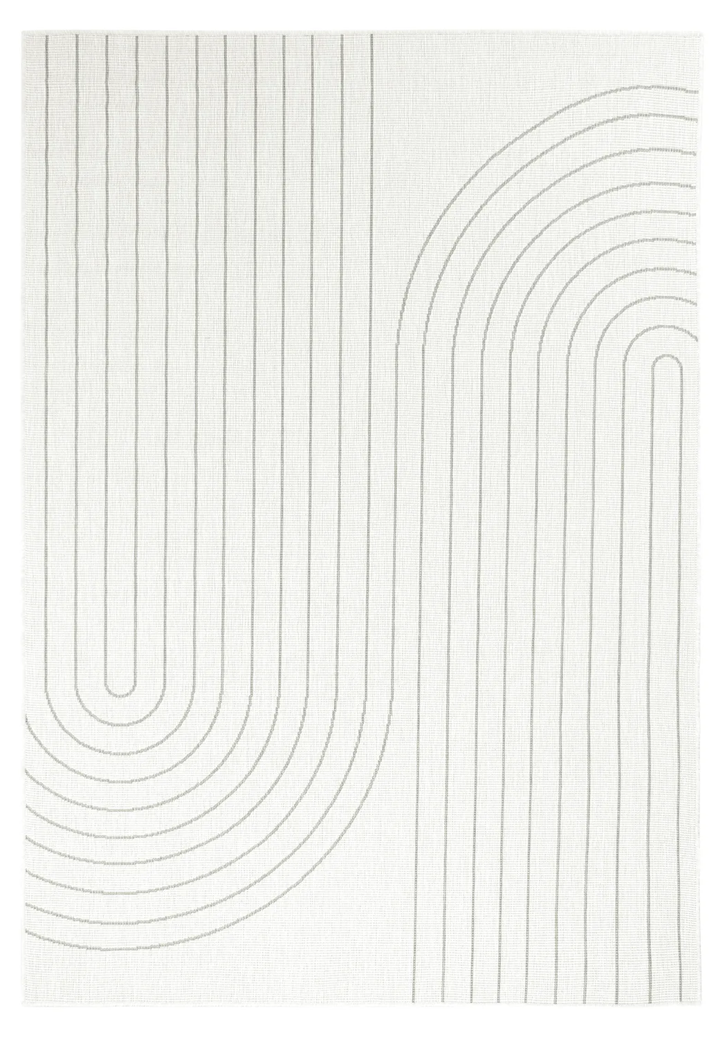 Innendørs/Utendørs tepper - Gordo (grå) (Størrelse: 200 x 290 cm)