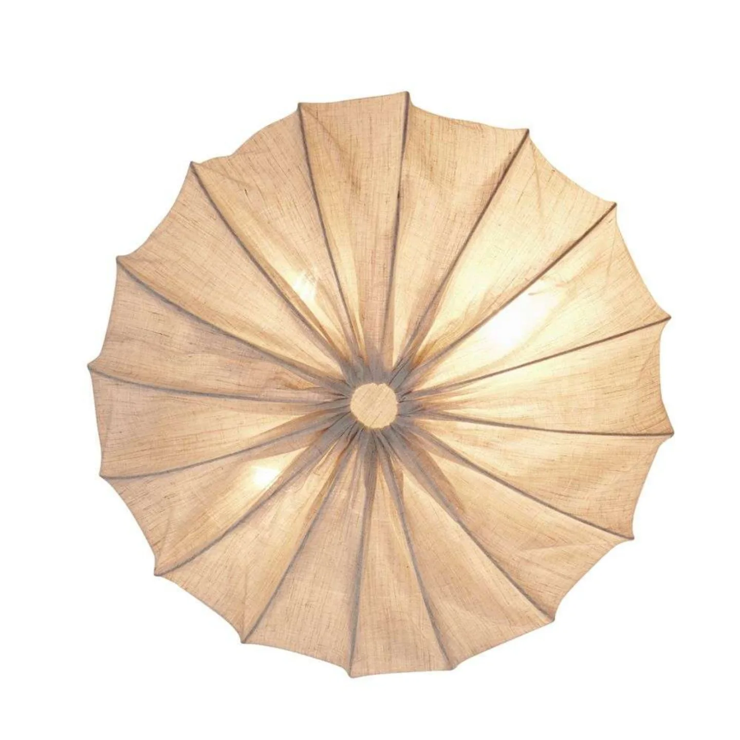 Anna 60 loftlampe Linen Natural – Watt & Veke Watt & Veke - Soveværelse - Skandinavisk - Stof / tekstil - Med én lyskilde