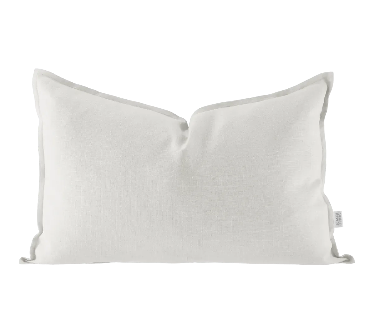 Scandi Living Calm Kissenbezug aus Leinen 40 x 60 cm White