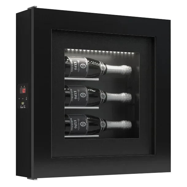 Weinkühlschrank-Bilderrahmen - Quadro Vino 30 Black
