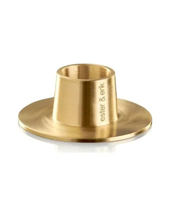 Candlestick Brushed Brass