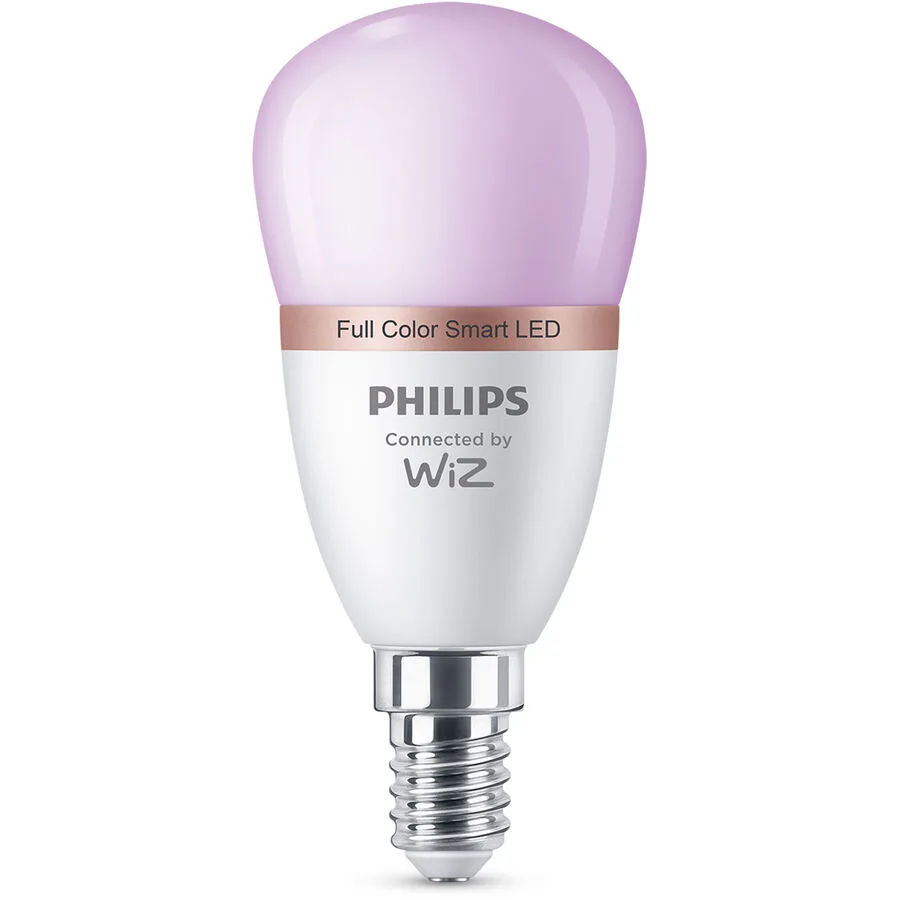 WiZ Leuchtmittel Philips Glas E14 17.5 W - Farbe: weiss - LED - Lichtfarbe: Extra warmweiss - Helles Neutralweiss - LED Leuchtmittel
