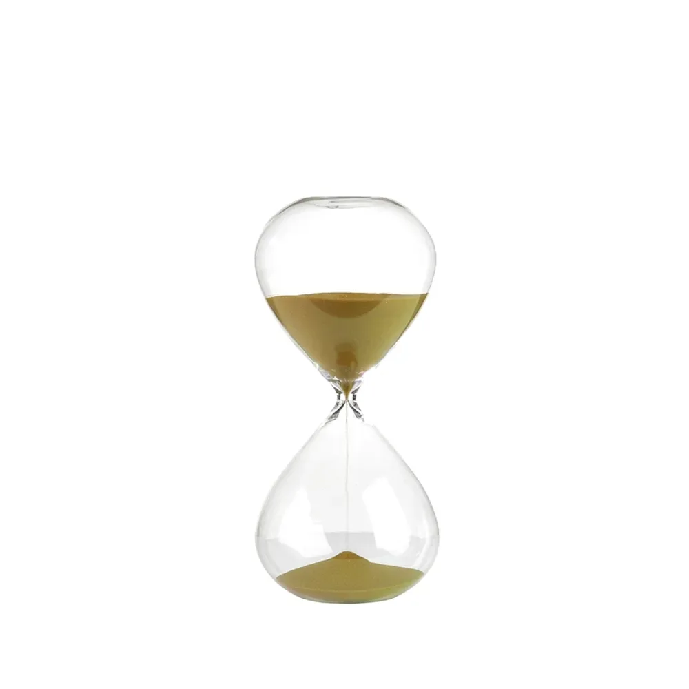 POLSPOTTEN Ball Sanduhr M 30 cm Gold