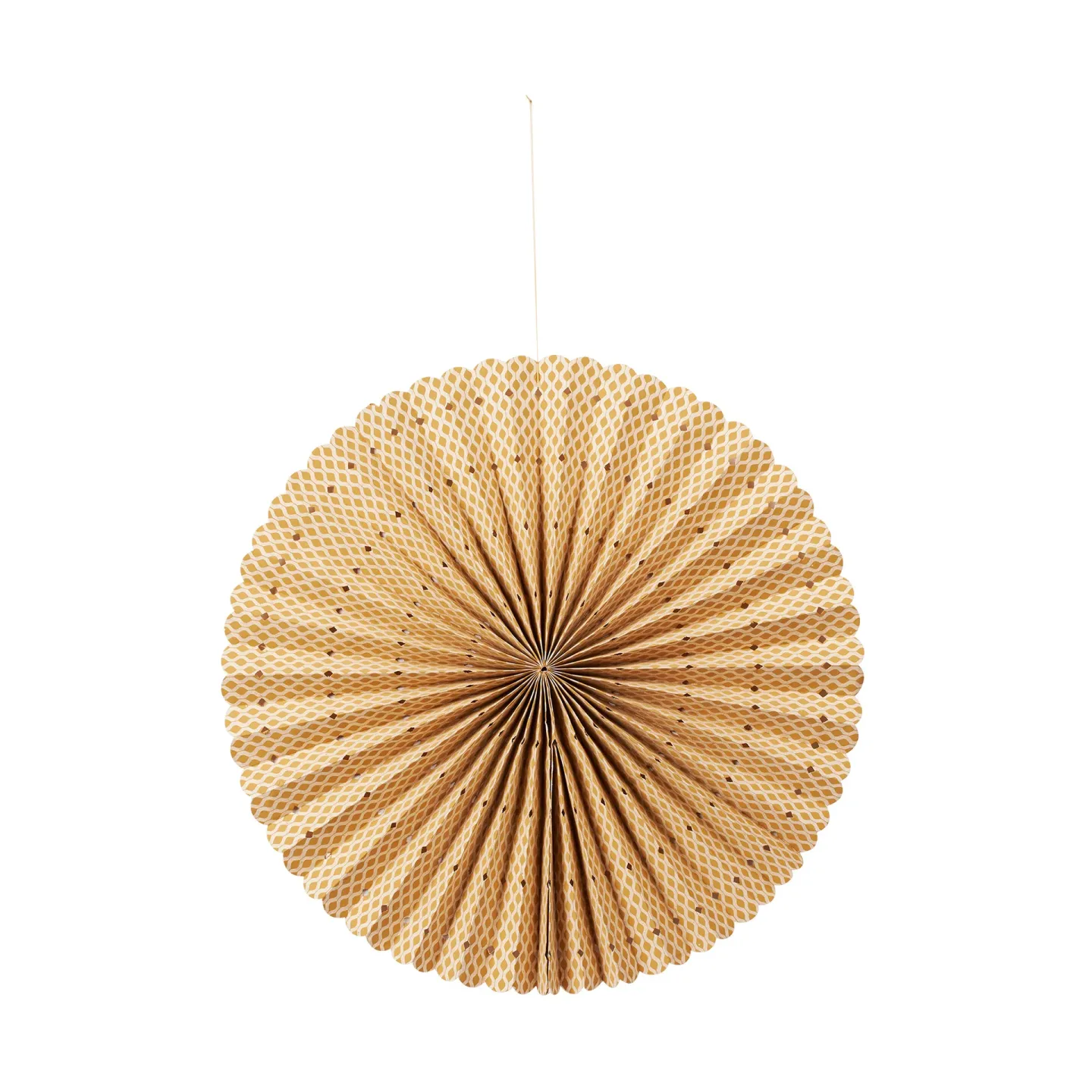 Broste Copenhagen Stella rosette adventsstjärna M Ø43 cm Harvest gold-natural