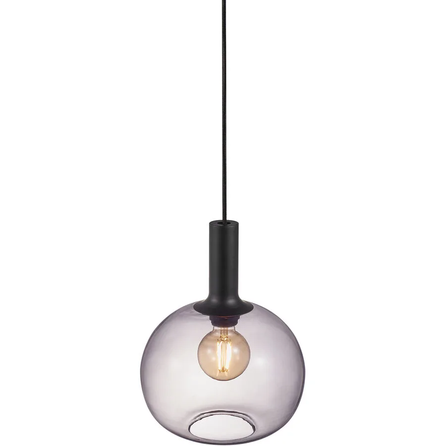 NORDLUX Pendellampe Alton Schwarz Glas B 25 H 33 cm