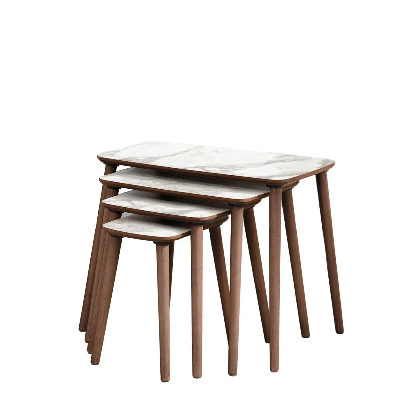 Lyvenn Satsbord 70 cm - Vit