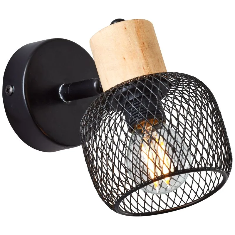 Brilliant - Giada 15cm - Vägglampa - Svart