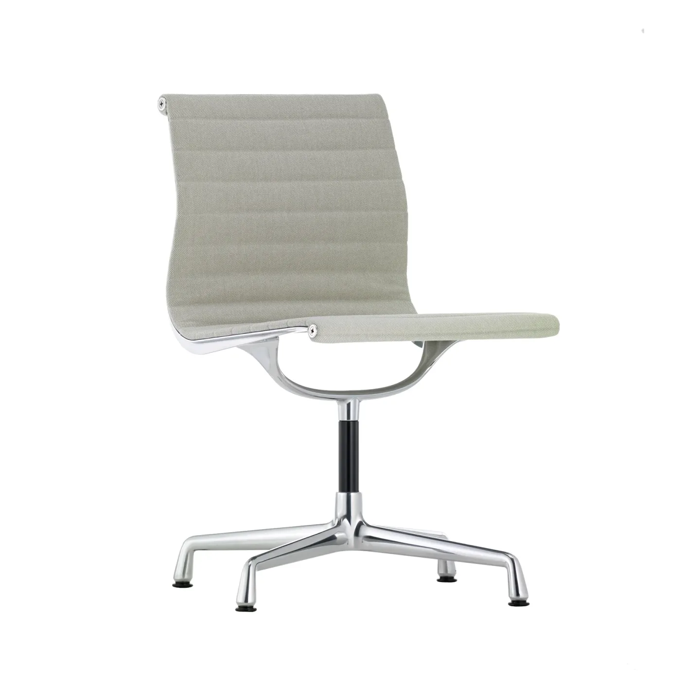Vitra EA 101 stol polerad aluminium Hopsak warmgrey-Ivory