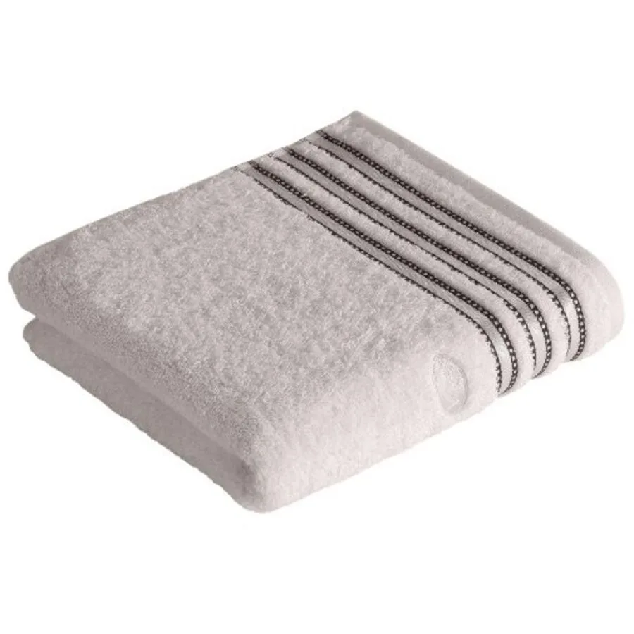 Vossen Handtuch Cult de Luxe Light Grey Baumwolle