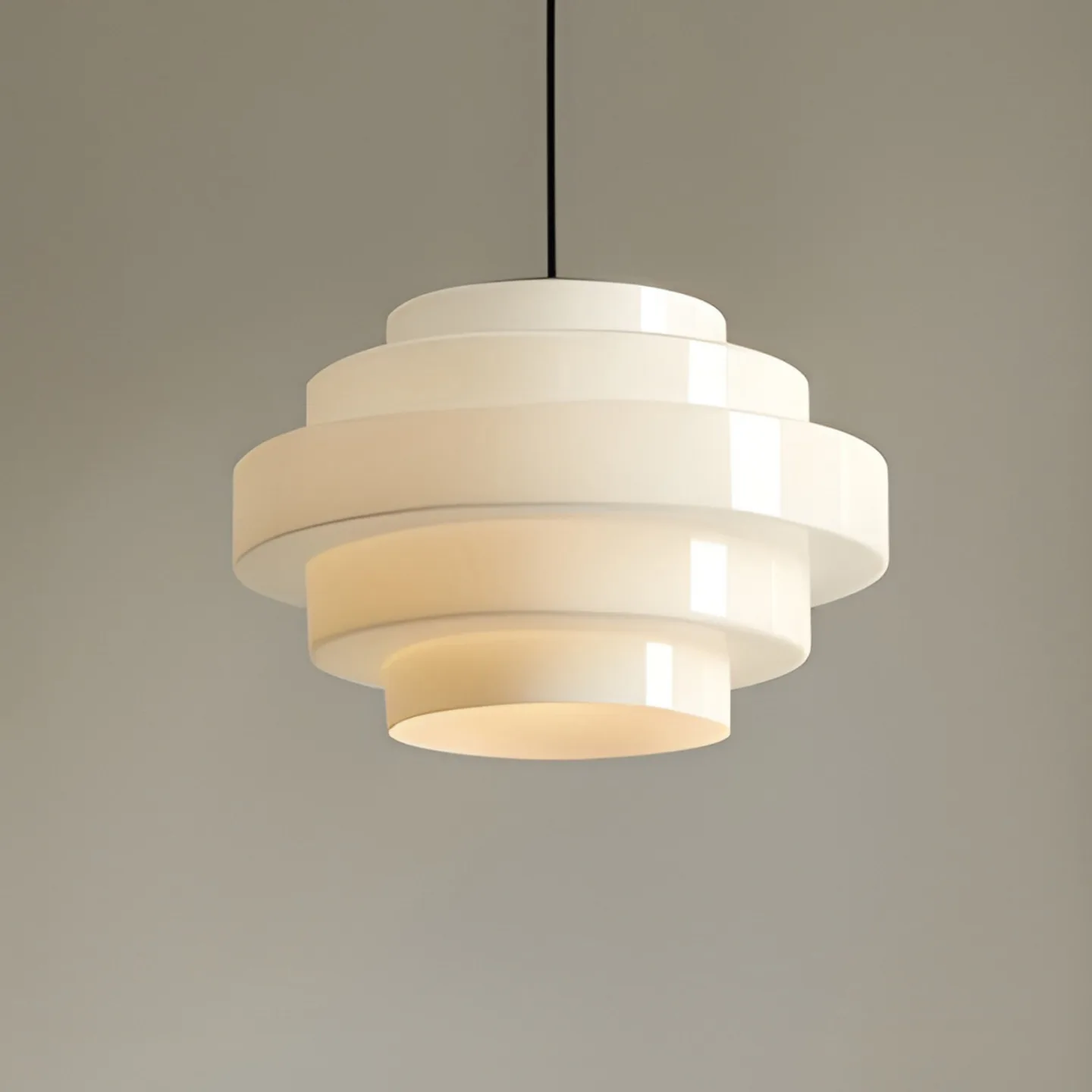 Filo Hängeleuchte, weiß, Ø 28 cm, Glas - Aldex - Esszimmer - Skandinavisch - Einflammig
