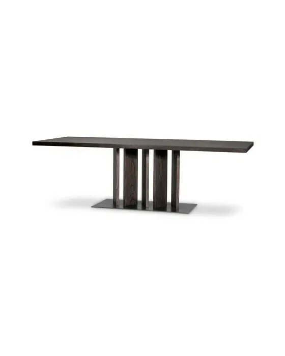 Julius Dining Table Mocha Oak Veneer