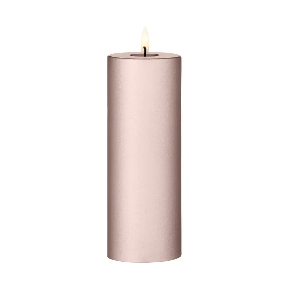 ester & erik ester & erik Blockkerze LED 94 Champagne Metallic, 20cm