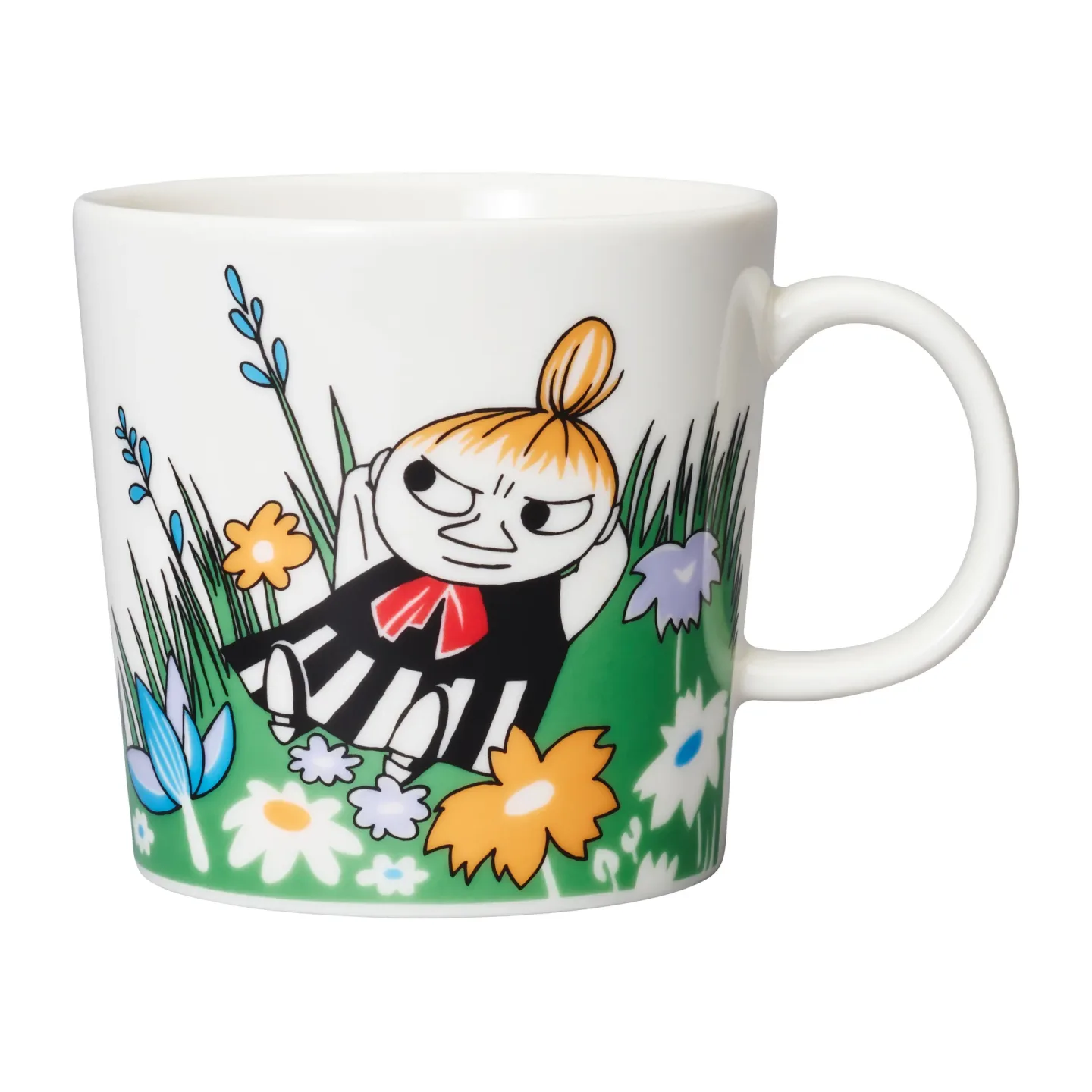 Moomin Arabia Little my and meadow Mumin Tasse Weiß-multi