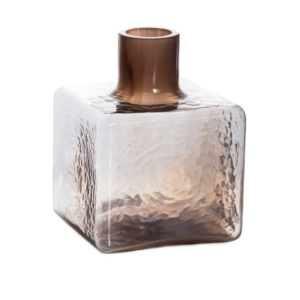 Fogia Cube vas Mocha, 13x10x10 cm