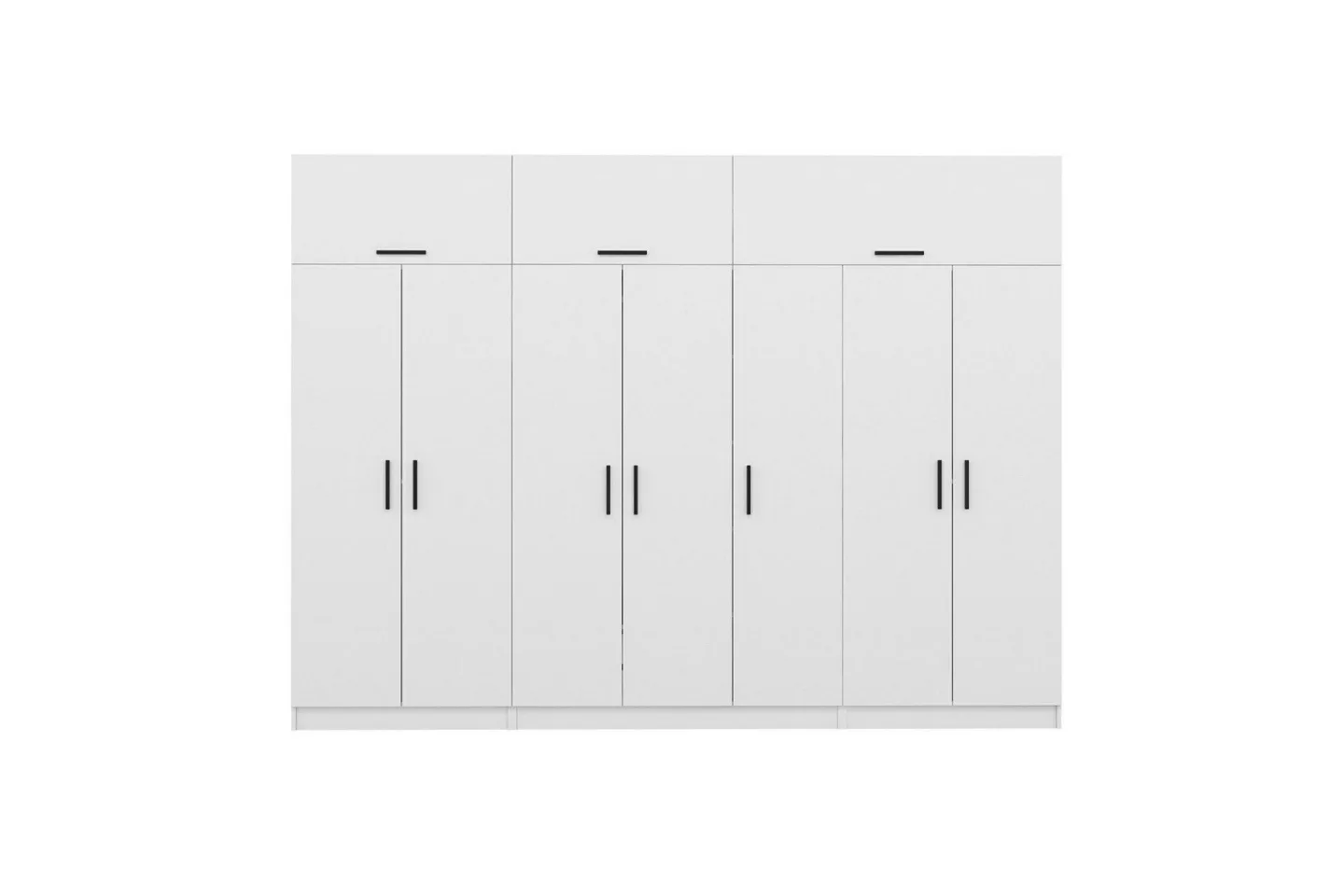 Fruitland Garderob 315x255 cm - Vit