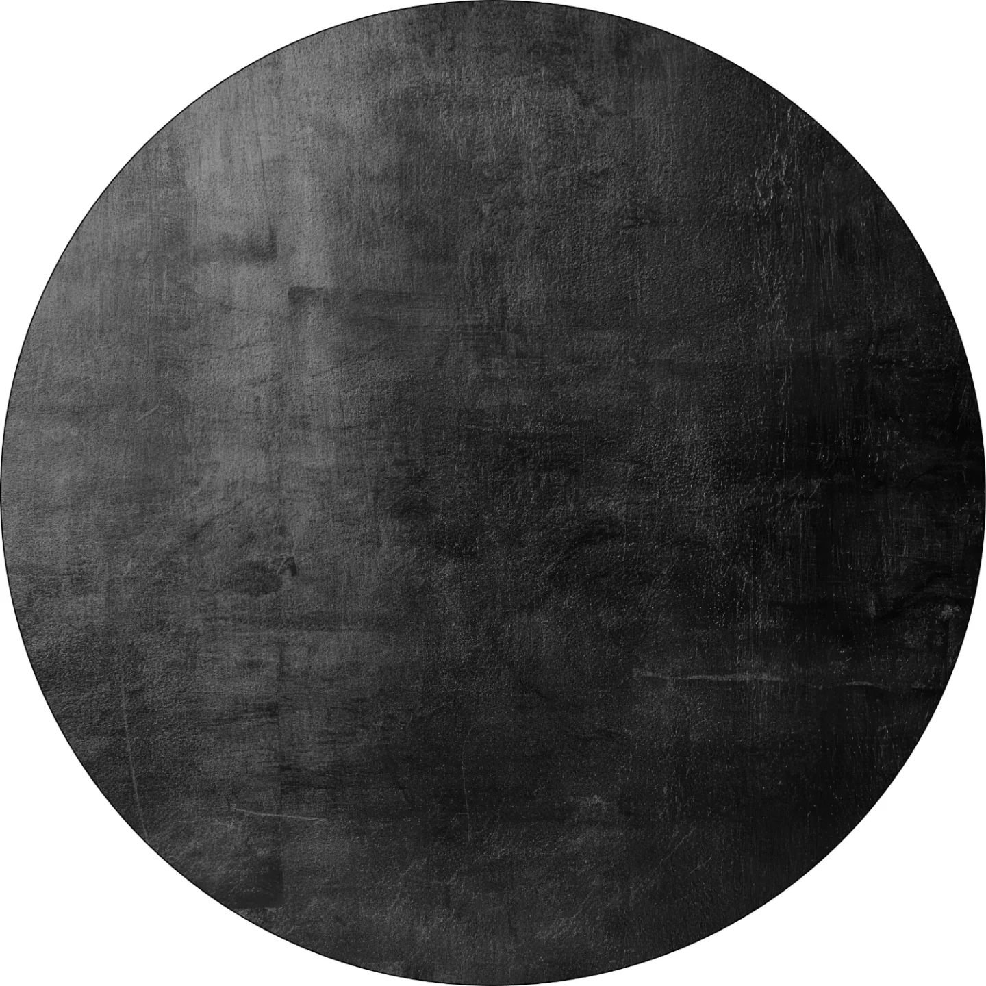 Rundt teppe - Artena (svart) (Størrelse: Ø 160 cm)