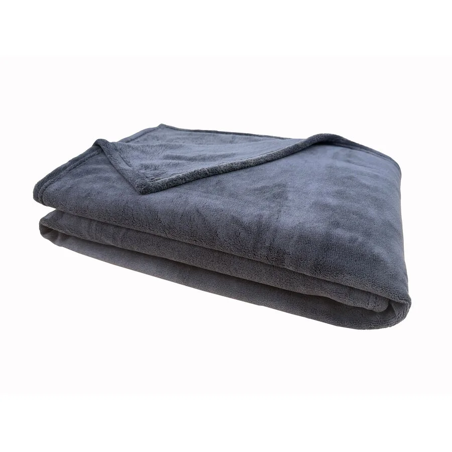 Wohndecke Aria 150x200cm anthrazit - Material: 100% Polyester