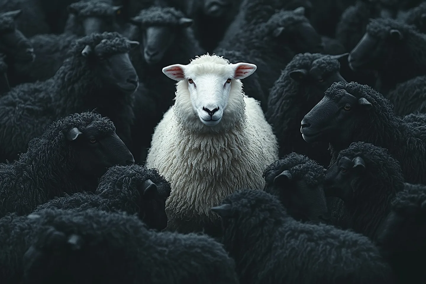 image LAND Canvas White Sheep | Schubiger Möbel