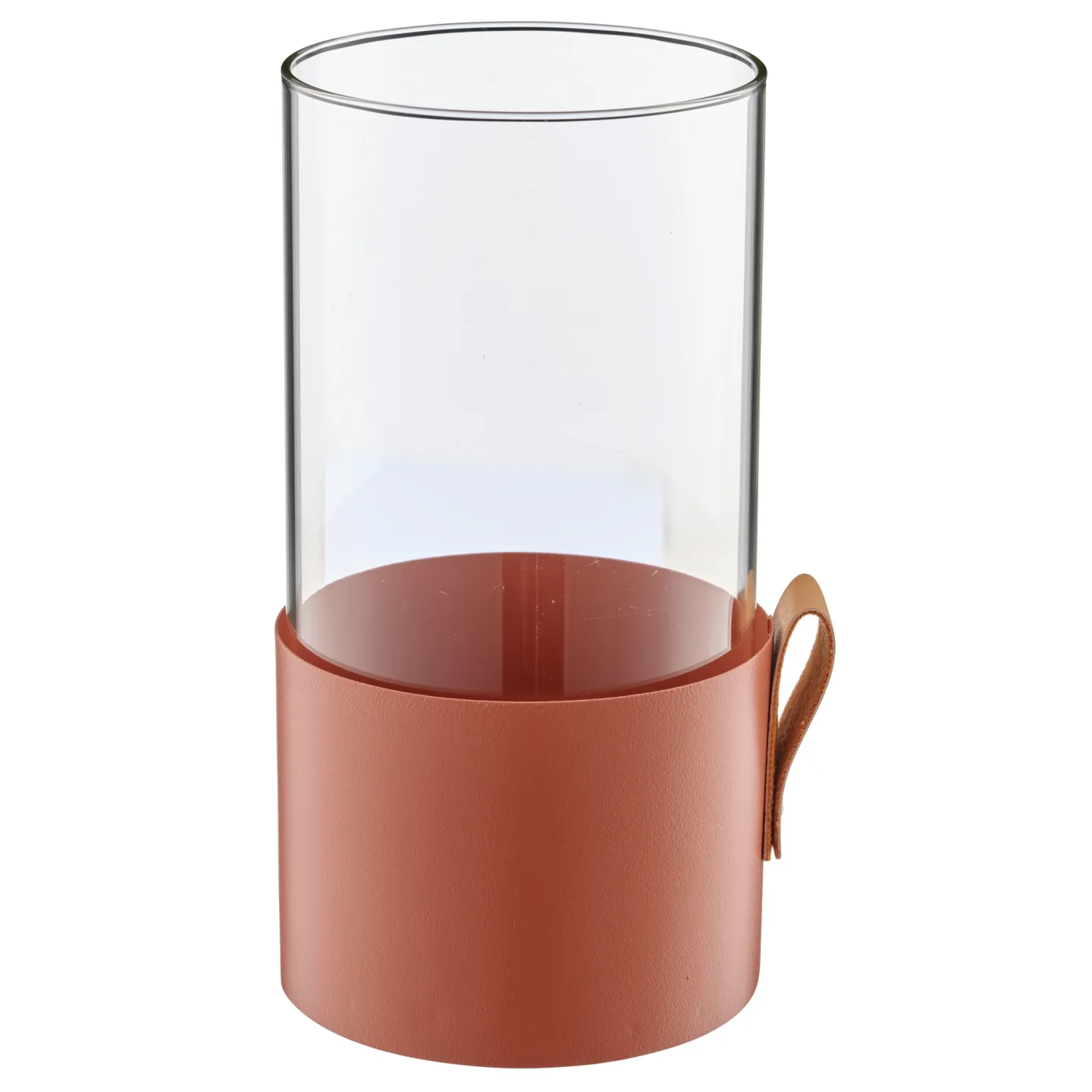 Gasper Windlicht Mit Lederhenkel, Amber | Schubiger Möbel