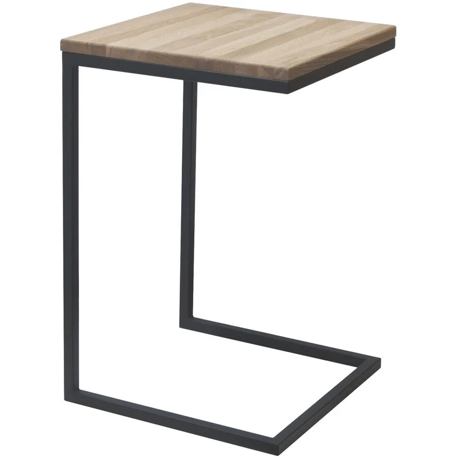 Beistelltisch Zalora natur geölt Wildeiche B 40 H 60 cm