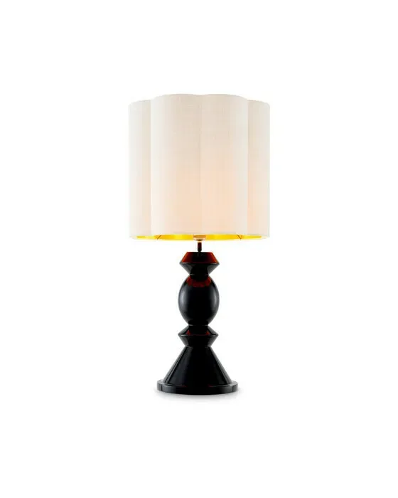Dionne bordlampe sort/hvid