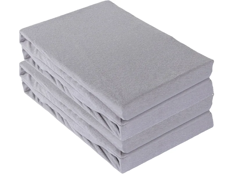 Fixleintuch DH DUOPACK 2*90x200cm grau