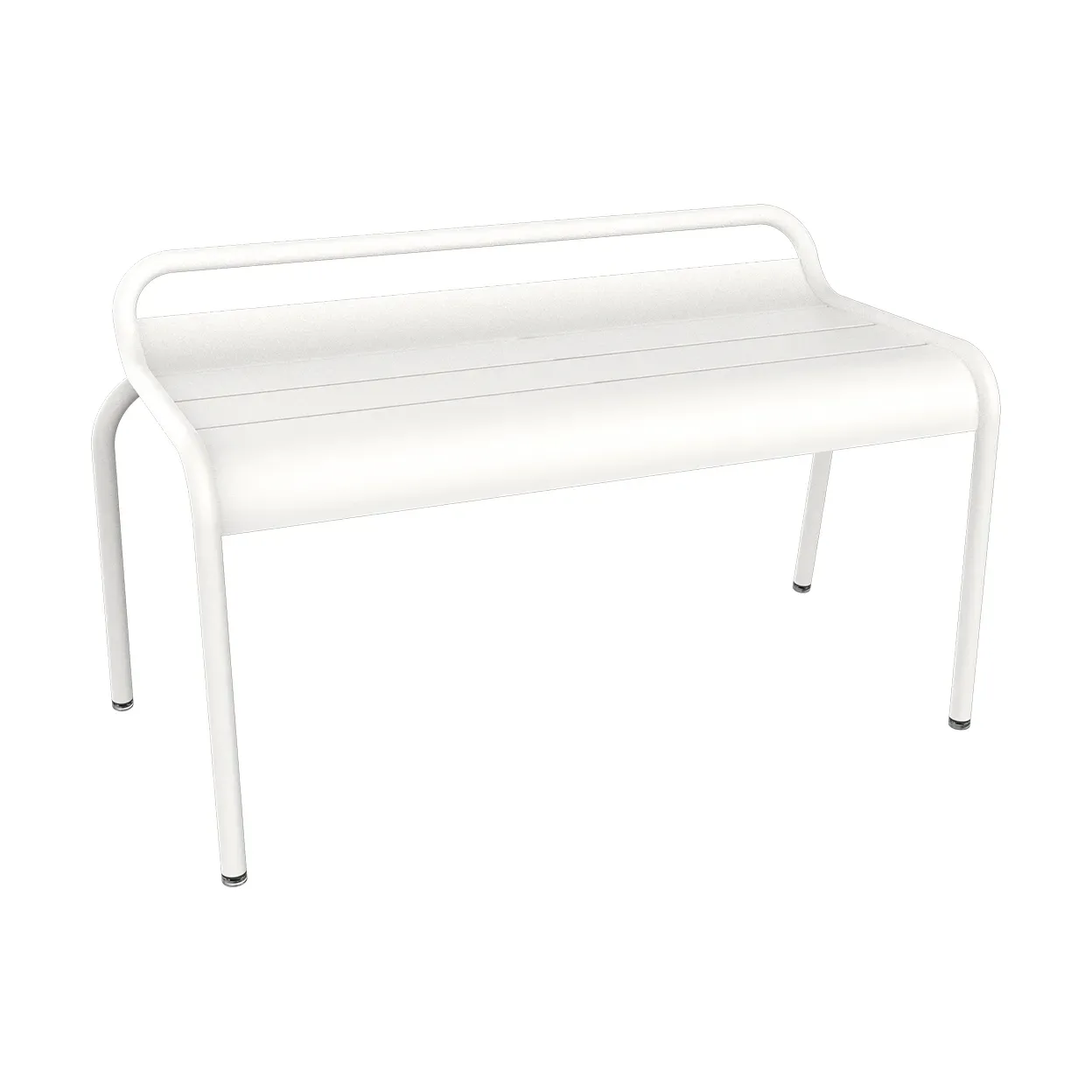 Fermob Luxembourg compact bänk Cotton white (vit)