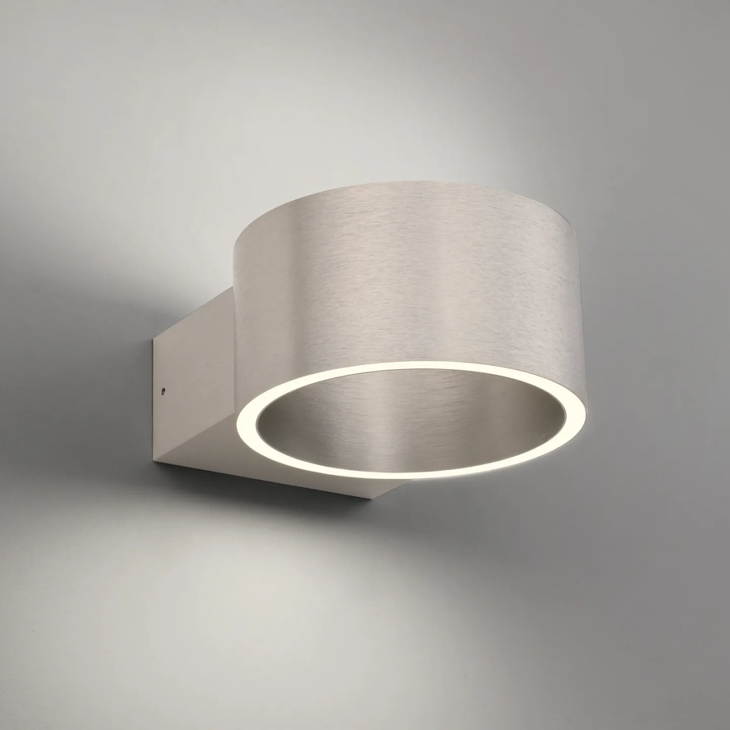 Clipse LED-Wandleuchte, diamond, Ø 15 cm - PURE PURE Clipse - Wohnzimmer - Modern - Aluminium - Zylinder