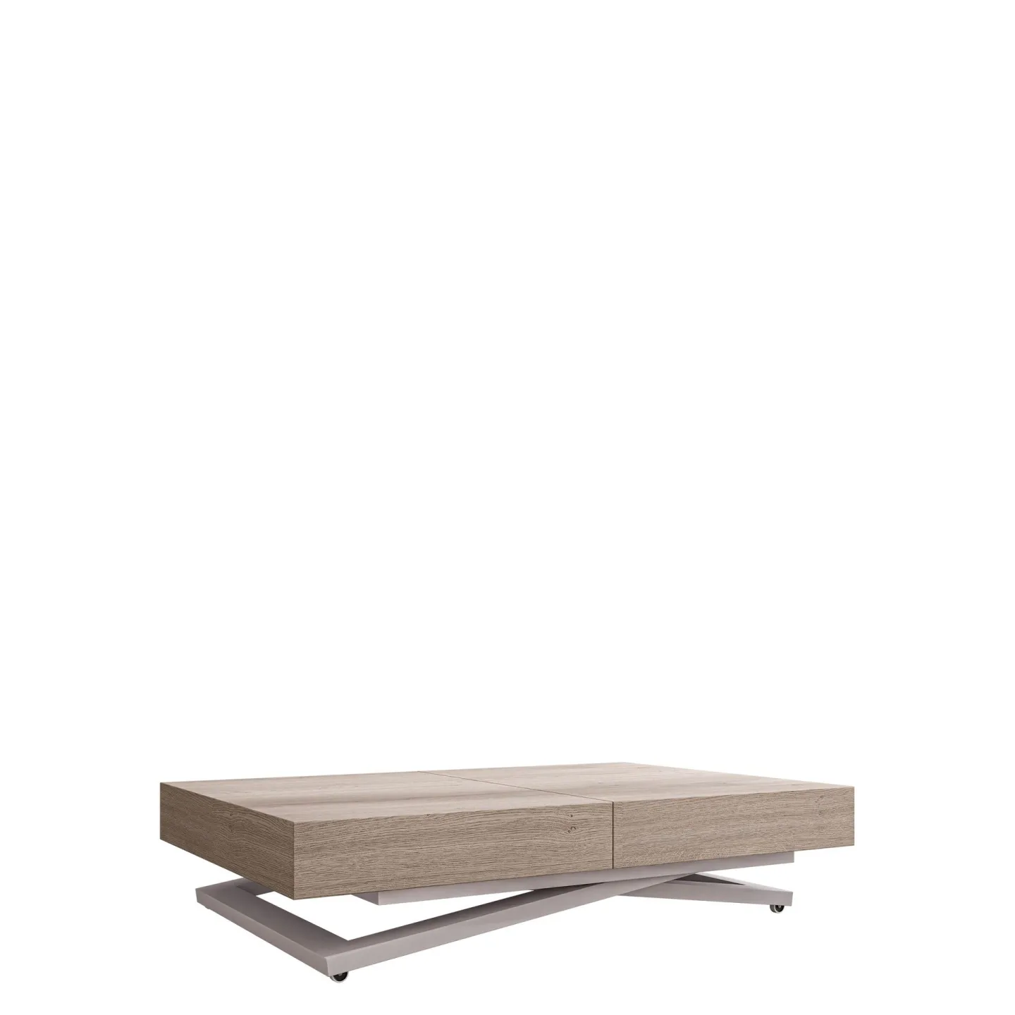 Avendi Soffbord 120 cm - Silver, ljusbrun