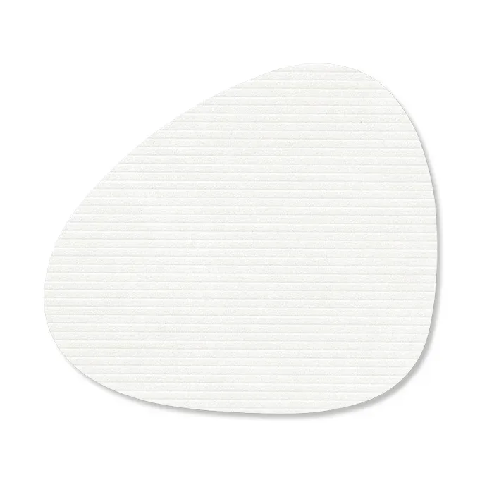 LIND DNA Corduroy Glasuntersetzer curve Pure white