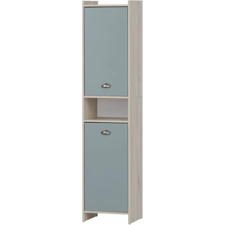 Hochschrank Lisabeth Eiche Dekor Holzwerkstoff B 40.2 T 33 cm H 176.3 cm