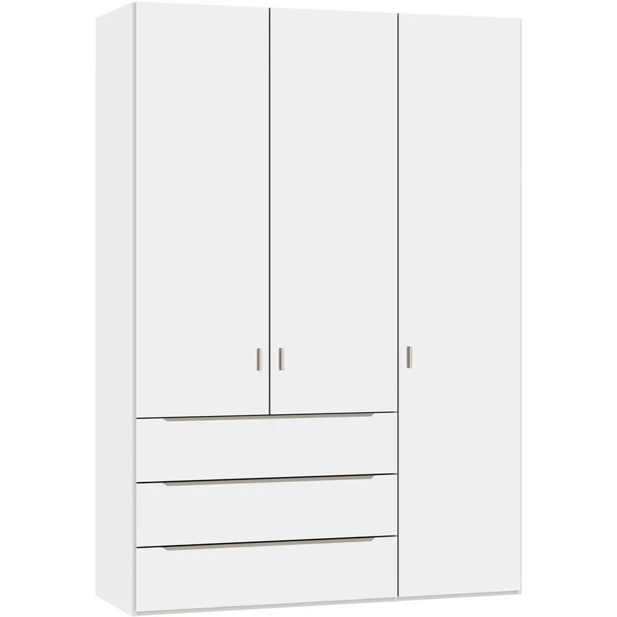 Kleiderschrank Arena Drehtüren premiumweiss Holzwerkstoff B 152 cm - Schweizer Möbelhersteller