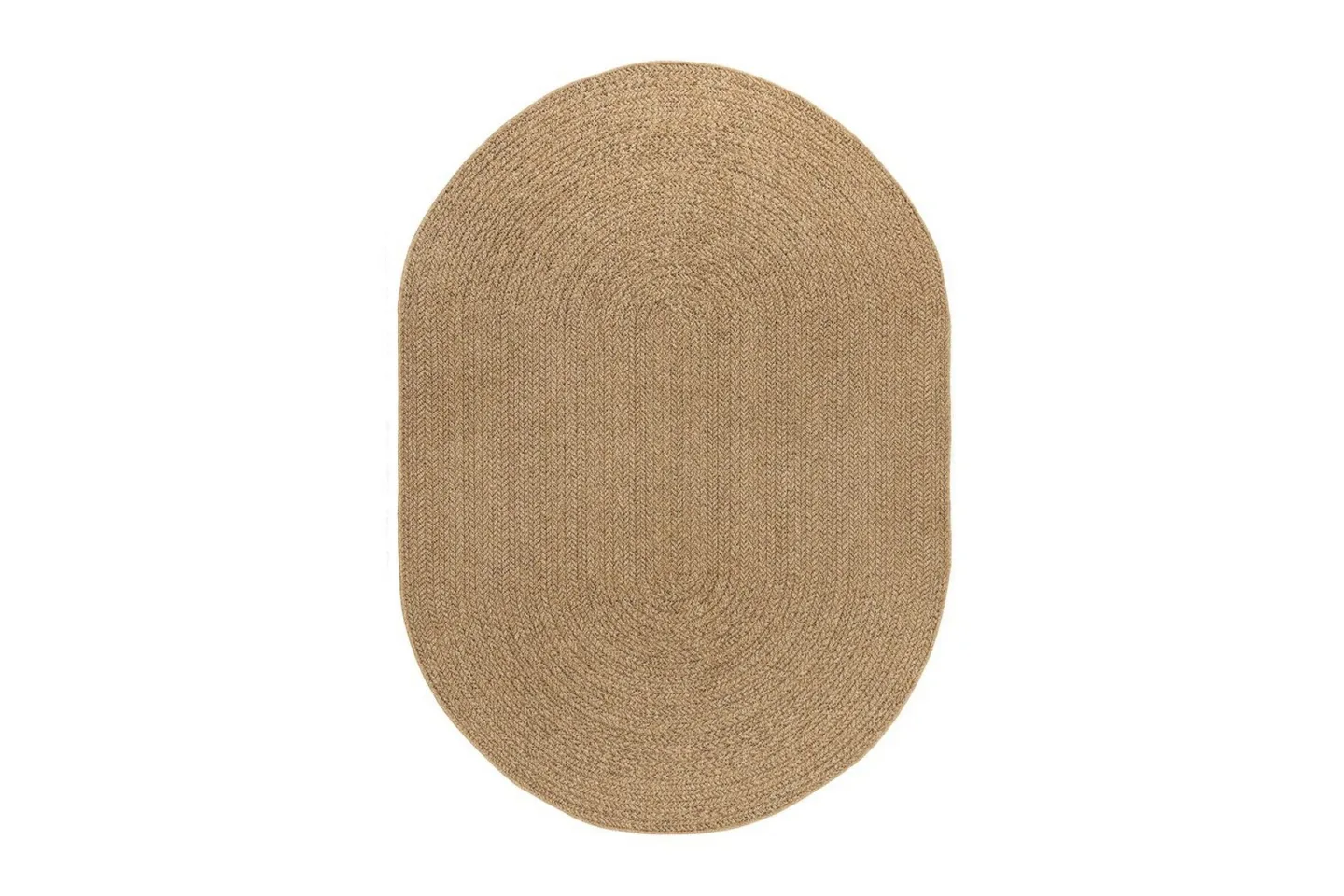 Wiltonmatta Natural Frame Oval 200x290 cm - 200x290 cm