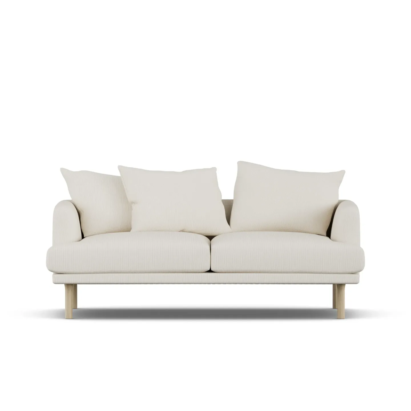 1898 Sjövik soffa Jump Off White 1954-vitoljad ek, 2,5-sits