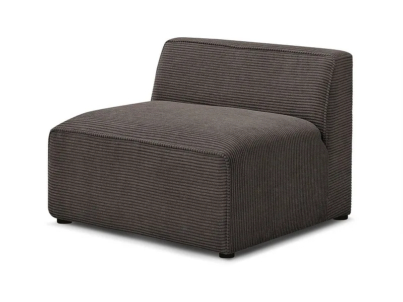Modulare Sessel für Sofa BOBOCHIC MEGEVE Cord-Stoff rotbraun
