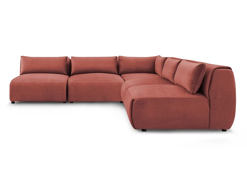 Ecksofa BOBOCHIC JEANNE Samt orange