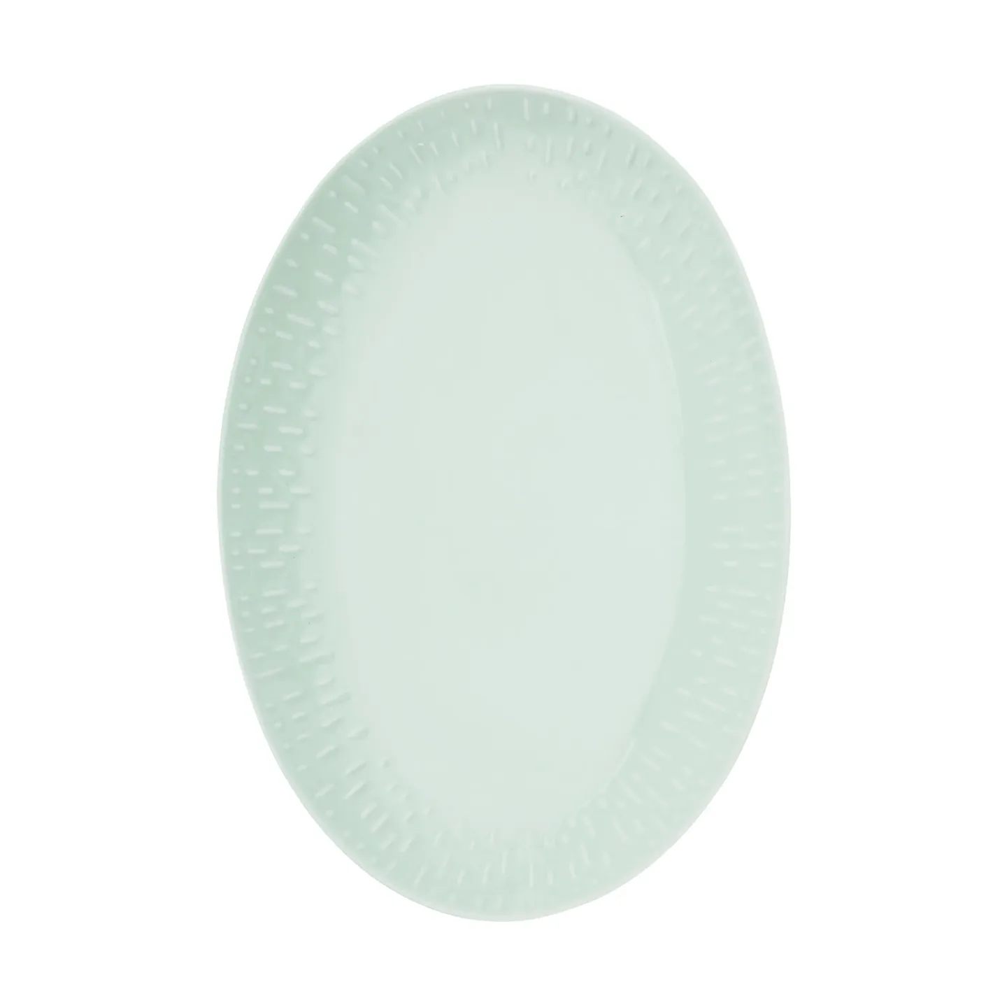 Aida Confetti Ovales Servierplatten-Tablett Pistazie, 25,5 x 36 cm