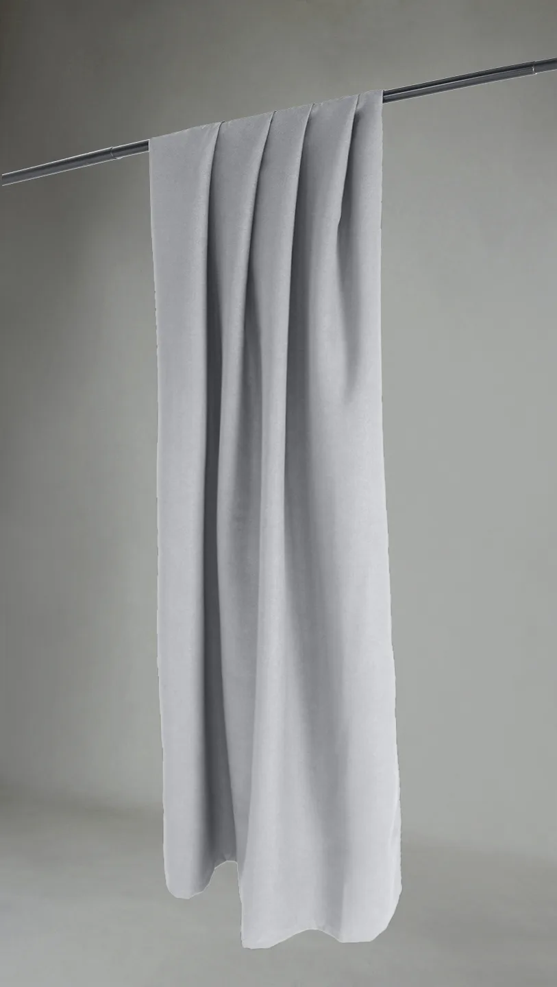 Gardiner - Mørkleggingsgardin Octavia (lysegrå) (Størrelse: 130 x 220 cm)