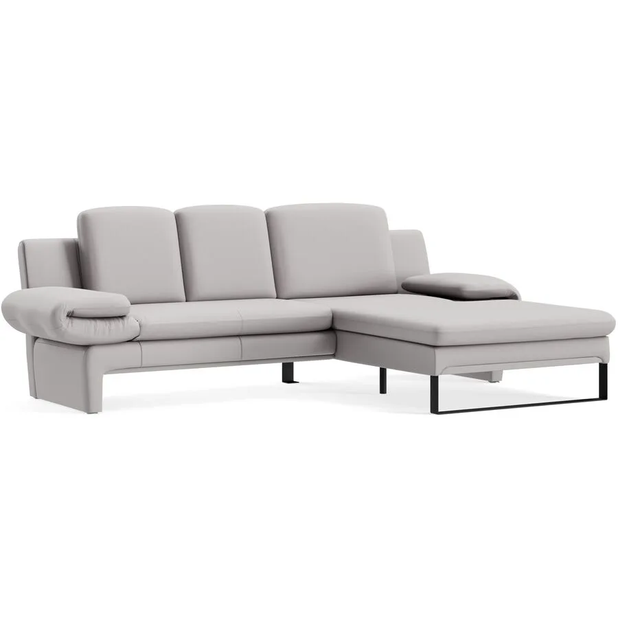 Ecksofa Astra Rechts Touch - 820 silver B 321 T 168 cm - Möbel Konfigurator: Traummöbel individuell zusammenstellen