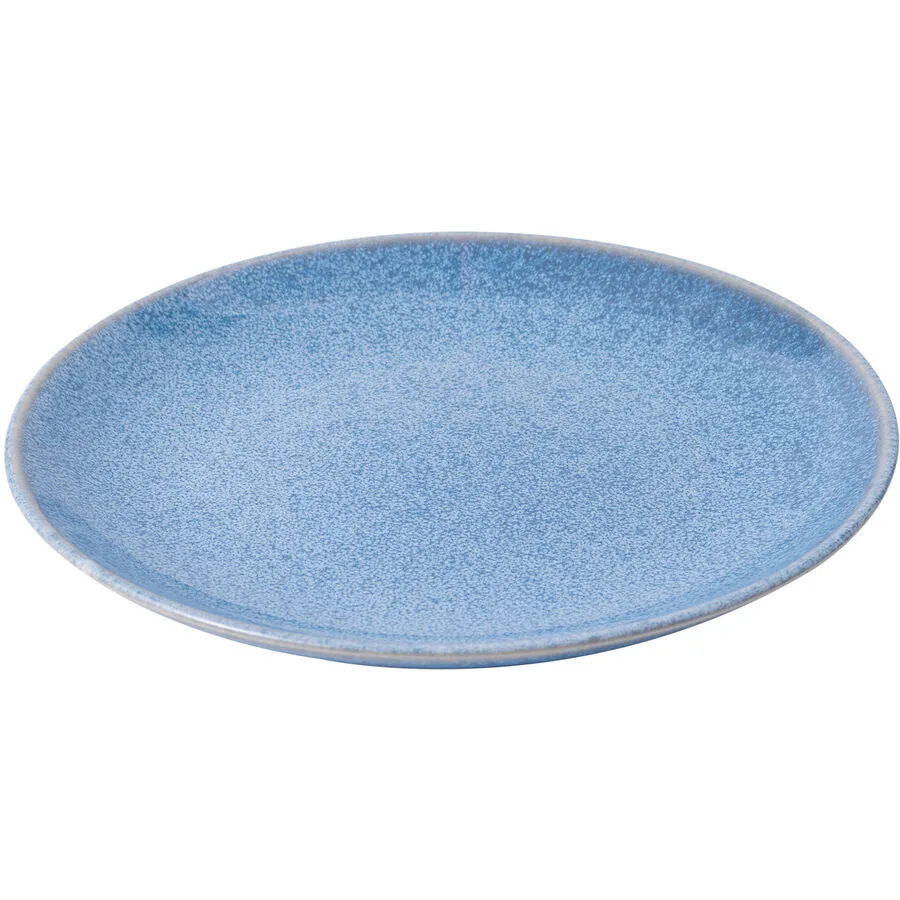 Teller flach Lorraine blau Stoneware D 19.3 cm