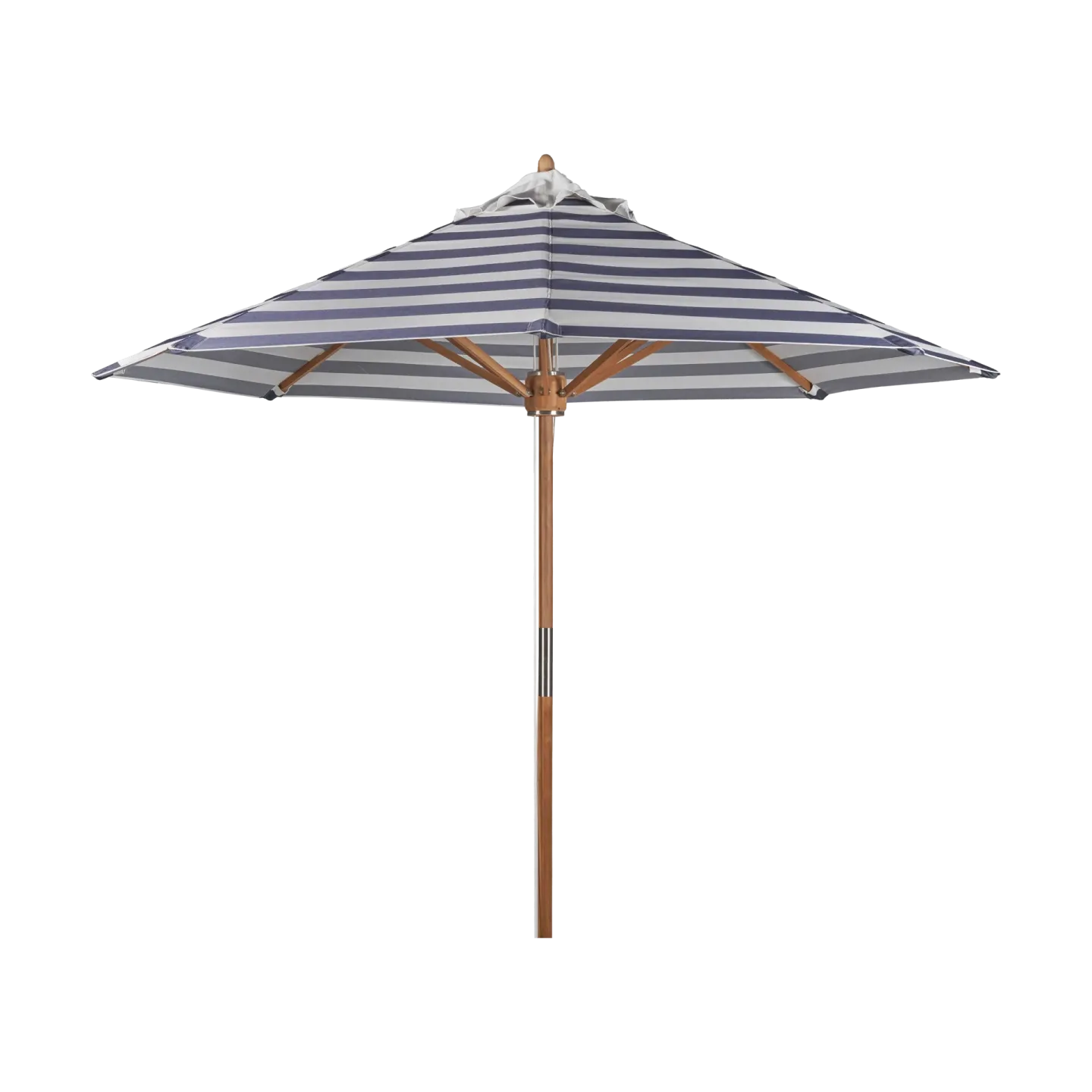 1898 Hisshult Sonnenschirm Ø270 cm Blue stripe-teak