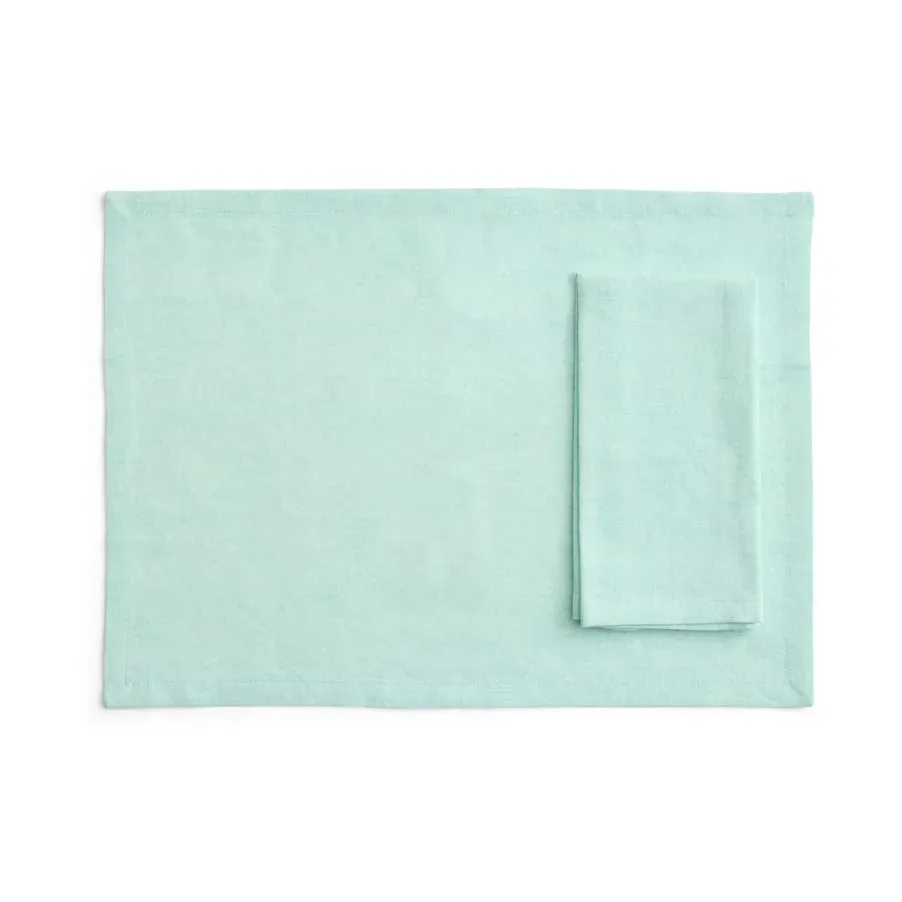 HAY Tavolo Tischset/Serviette 4er-Pack Soft mint