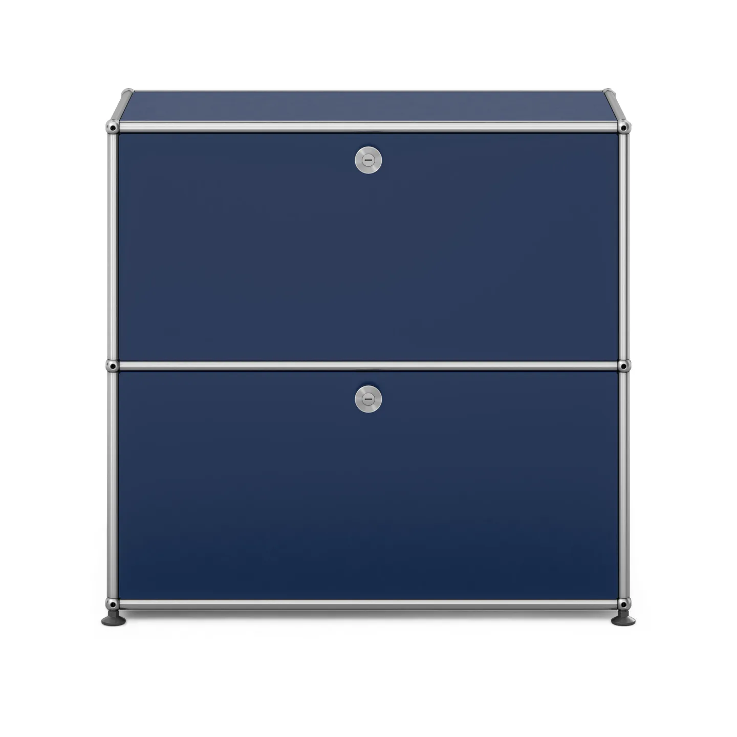 USM - USM Haller S2 34 Steel Blue - Skänkar och sideboards - Fritz Haller & Paul Schärer - Blå - Metall