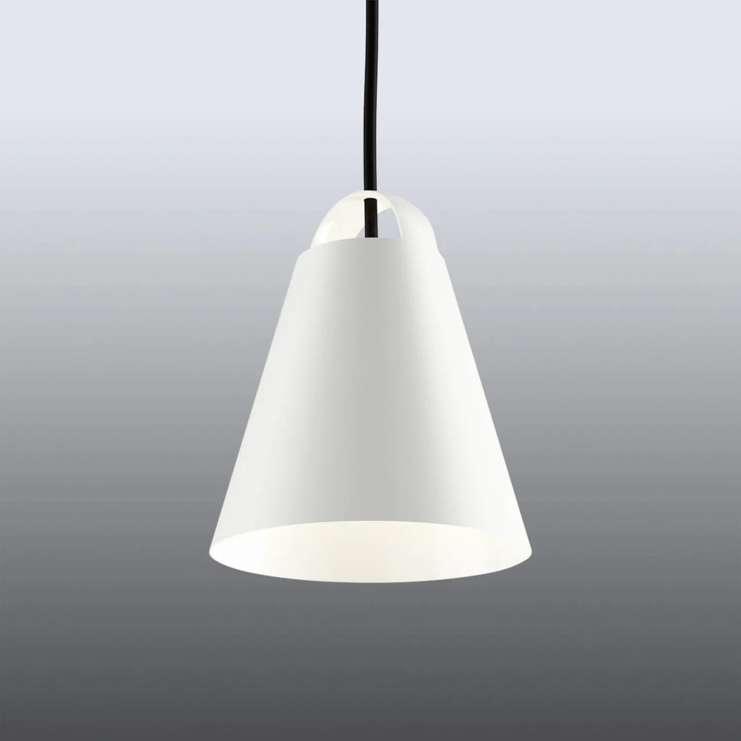 Above Pendelleuchte Ø175 Weiß - Louis Poulsen - Wohnzimmer - Design - Metall - Einflammig
