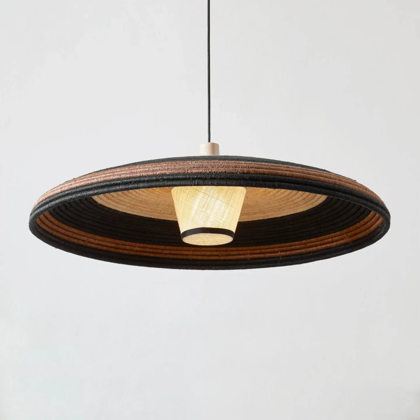 Grass Pendelleuchte L Brown - Forestier Grass L - Wohnzimmer - Design - Einflammig
