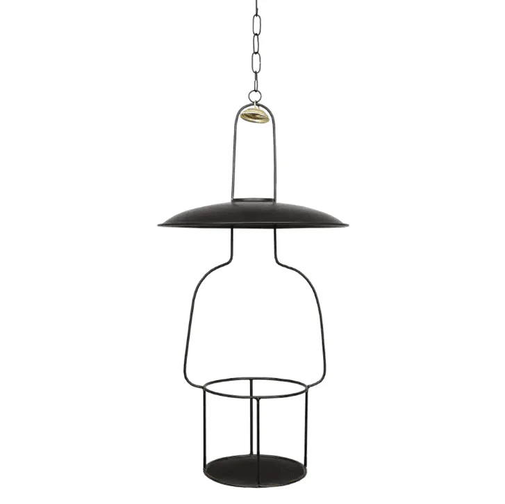 Strömshaga - Hängande Ställning till Fotogenlampa Rak Stor - Fotogenlampa - Svart